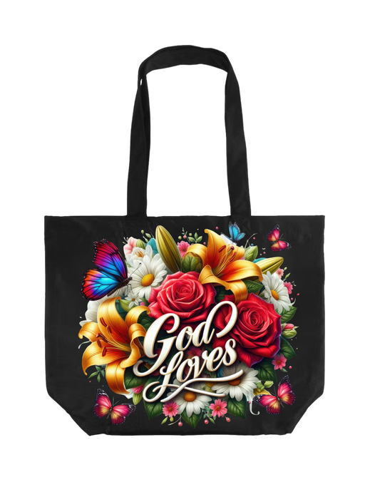 God Loves Tote Bag