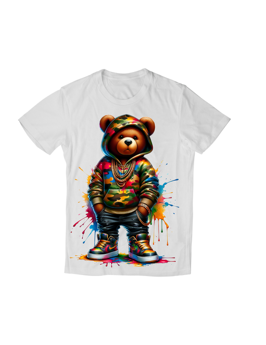 Paint Splatter Bear
